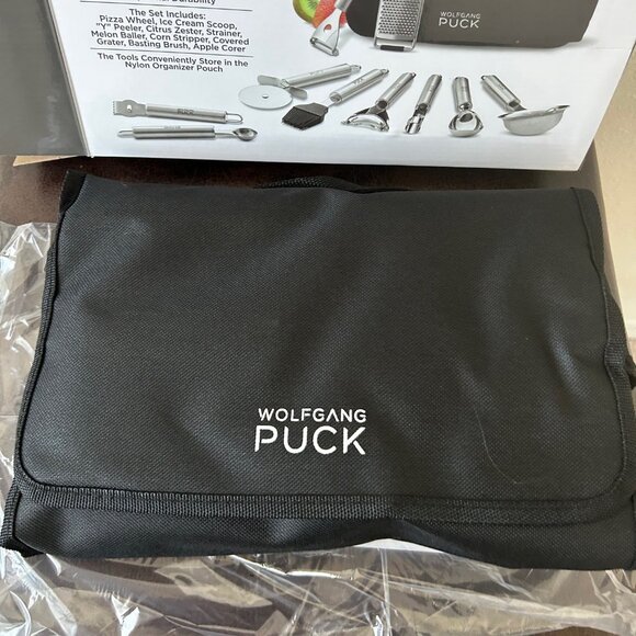 Wolfgang Puck 11 piece Garnishing Set with Storage Pouch NIB - Picture 3 of 6